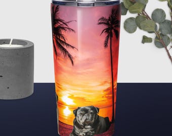 Becher Mops Brothers Sunset