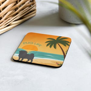 Pug Life Coaster