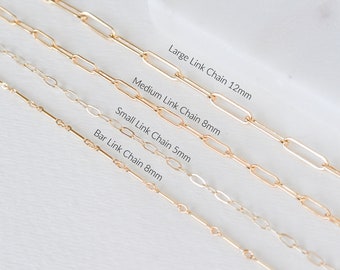 14K Gold Fill Paperclip Bracelet, Stack Bracelet, Paperclip Chain, Women's Gift, Gold Chain Bracelet, Gift For Her, Chain Link Bracelet