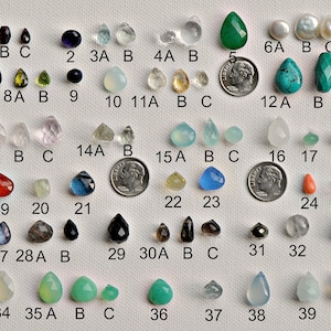 Add a Charm Sterling Silver, 14k Gold Filled Wire Wrapped Birthstone or Gemstone for Necklace, Bracelet, Earrings