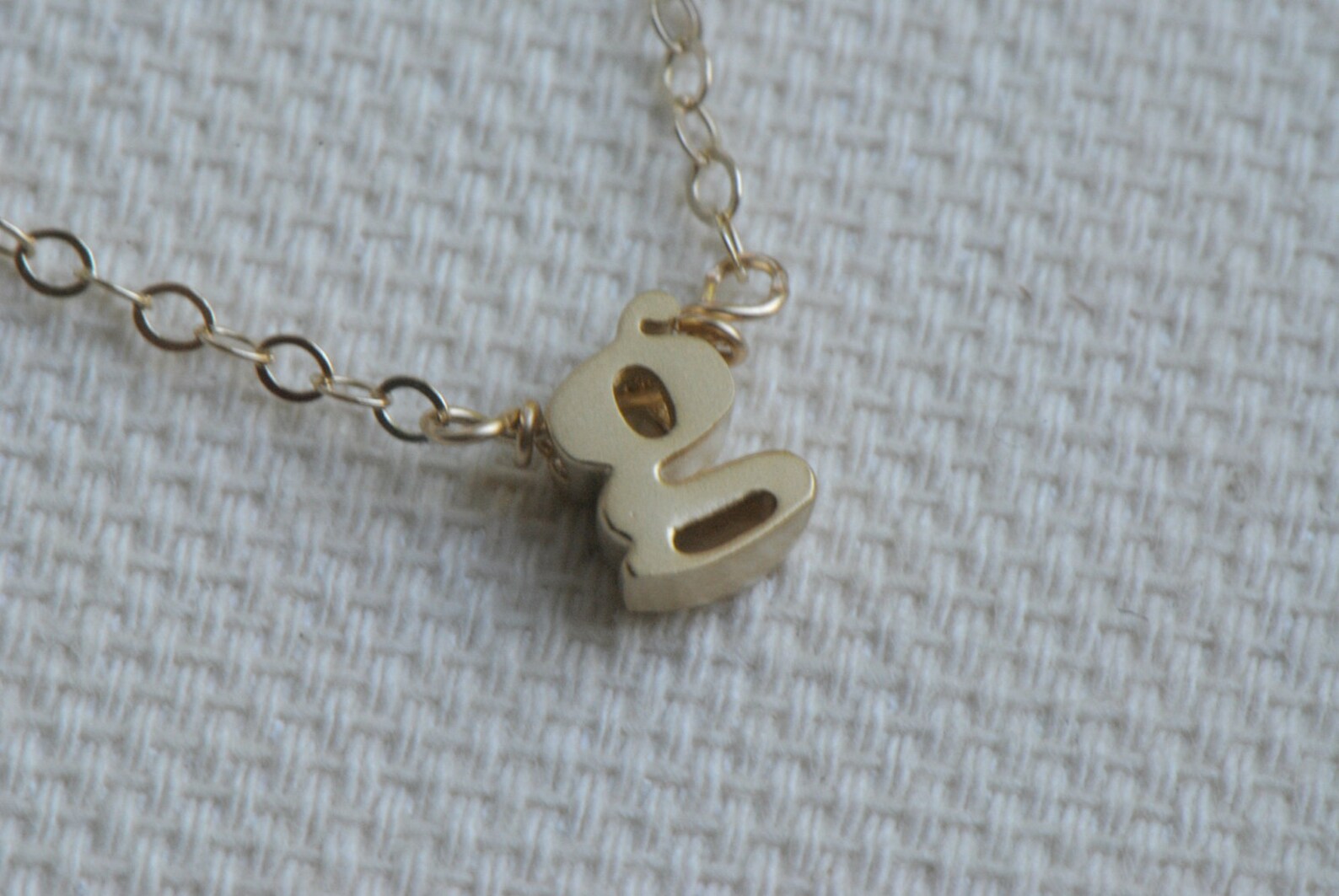 Three Initial Necklace GOLD Personalized Jewelry Monogram Etsy