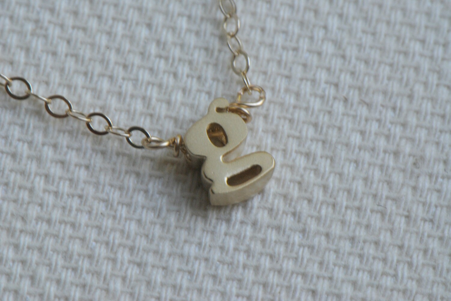 Personalized 3 Initial Necklace - 1