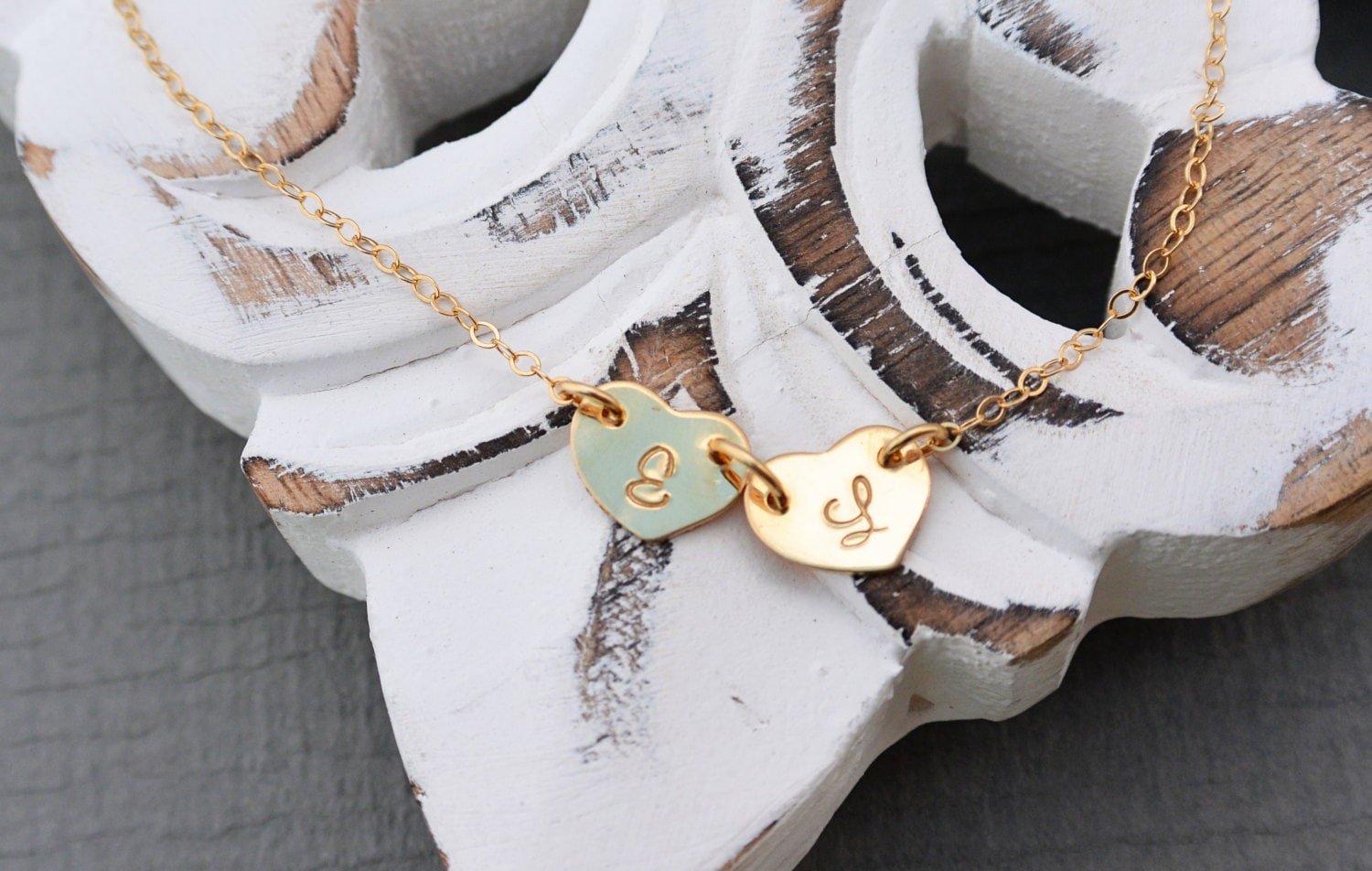 ★21-22新作★DEEPBROW★initial and heart necklace Initial Necklace With Heart Charm 2025 | www.urbag.ws