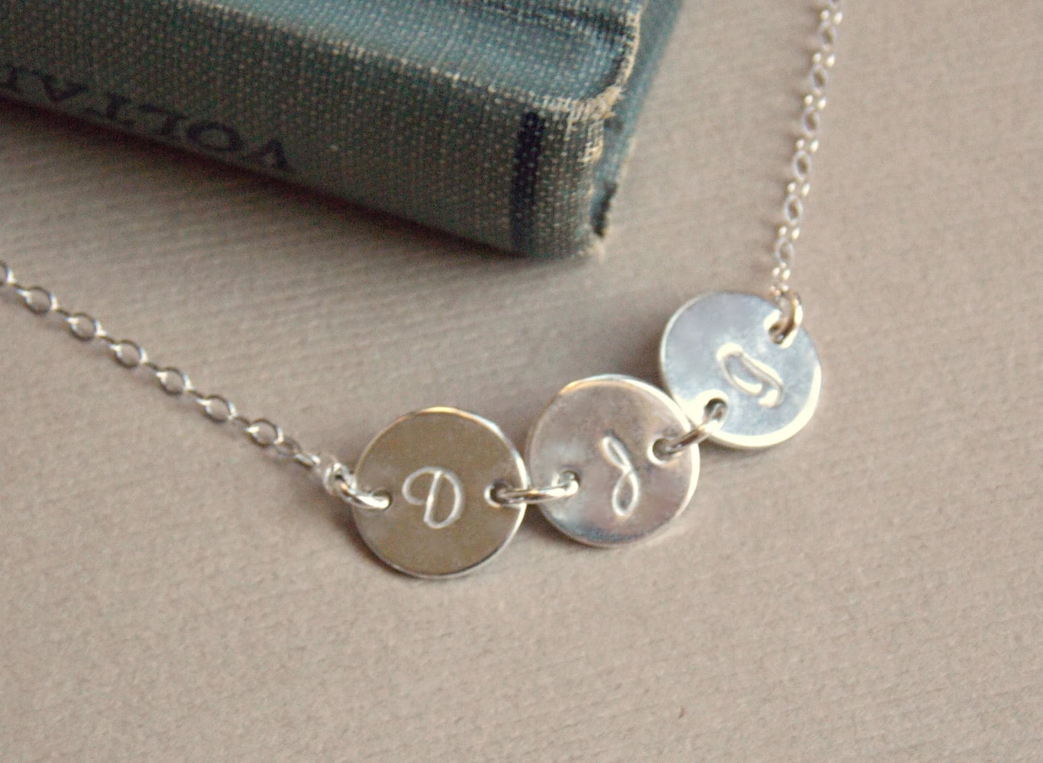 1 2 3 4 5 6 7 8 Initial Disc Personalized Necklace Tiny Etsy Ireland