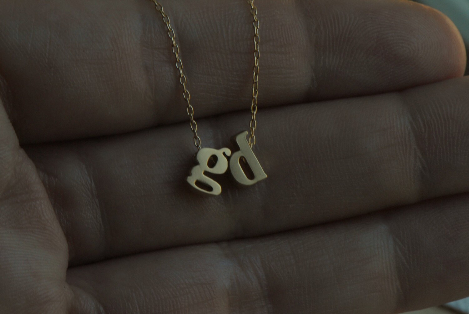 Lowercase Initial Design Lowercase Initial Necklace SILVER Personalized Jewelry - Etsy