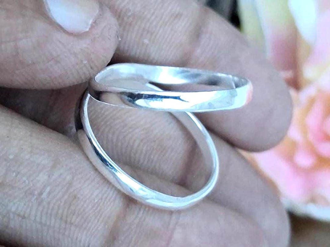 Sterling Silver Swan Neck Splint Ring: Adjustable Arthritis Support - Etsy