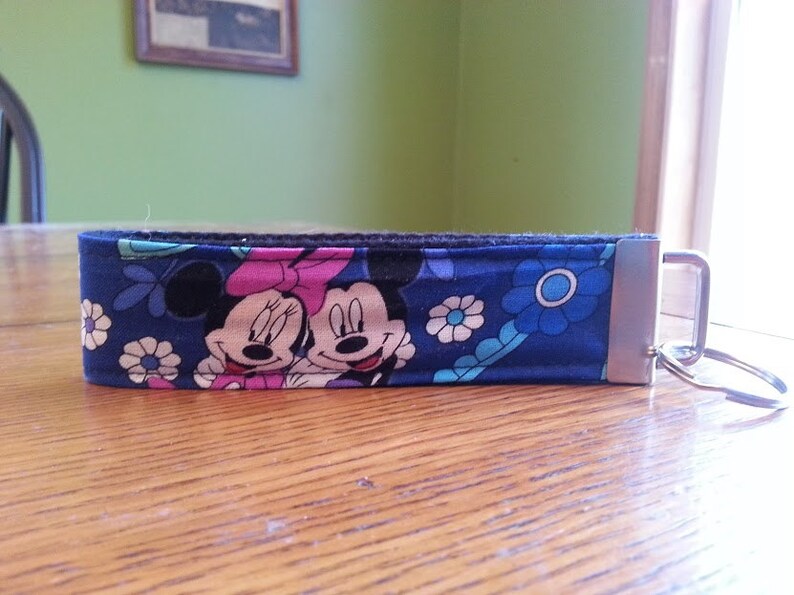 Hand Crafted Key Fob Wristlet/Key Chain made w/Vera Bradley Etsy