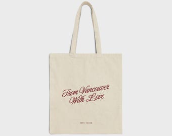 Personalized Wedding Welcome Tote Bag | Custom Name Cotton Gift Bag