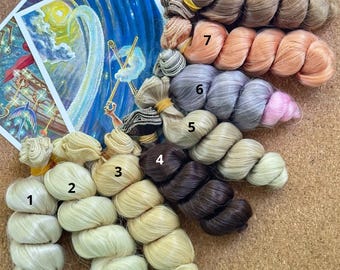 Curly Doll Hair Weft – 1 Yard Synthetic