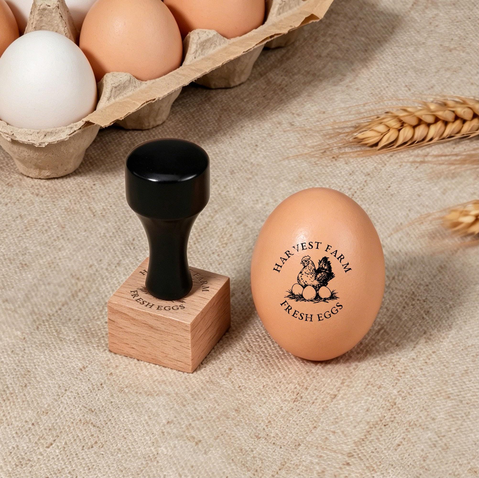 CUSTOM EGG STAMPS, 9 New Designs, Personalized Farm Stamps ...
