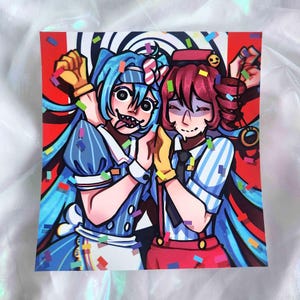 Mesmerizer Miku en Teto-poster