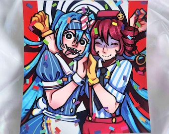 Póster de Mesmerizer Miku y Teto