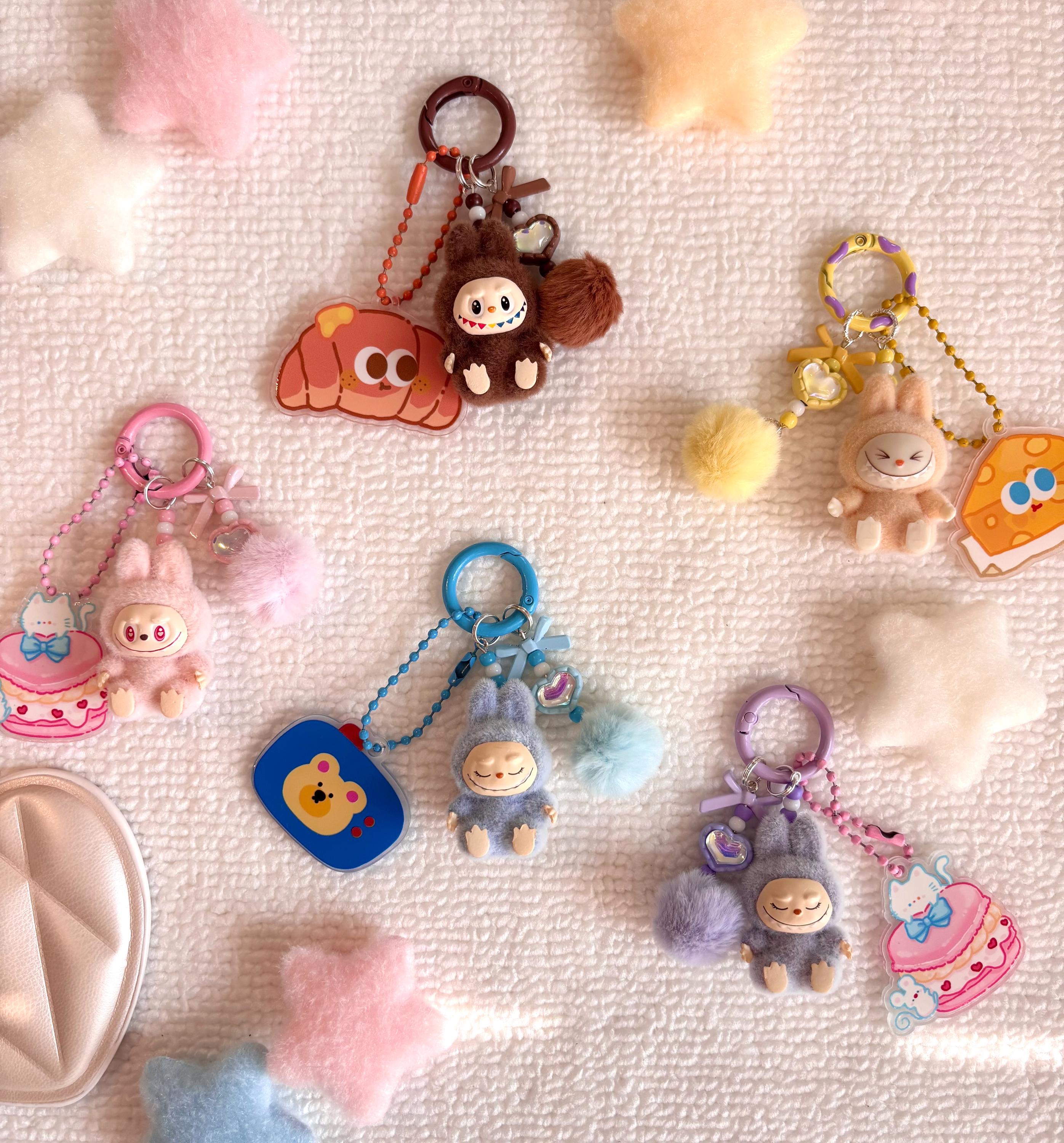 Labubu mini keychain - Etsy 日本