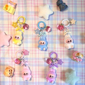 handmade labubu keychains charms