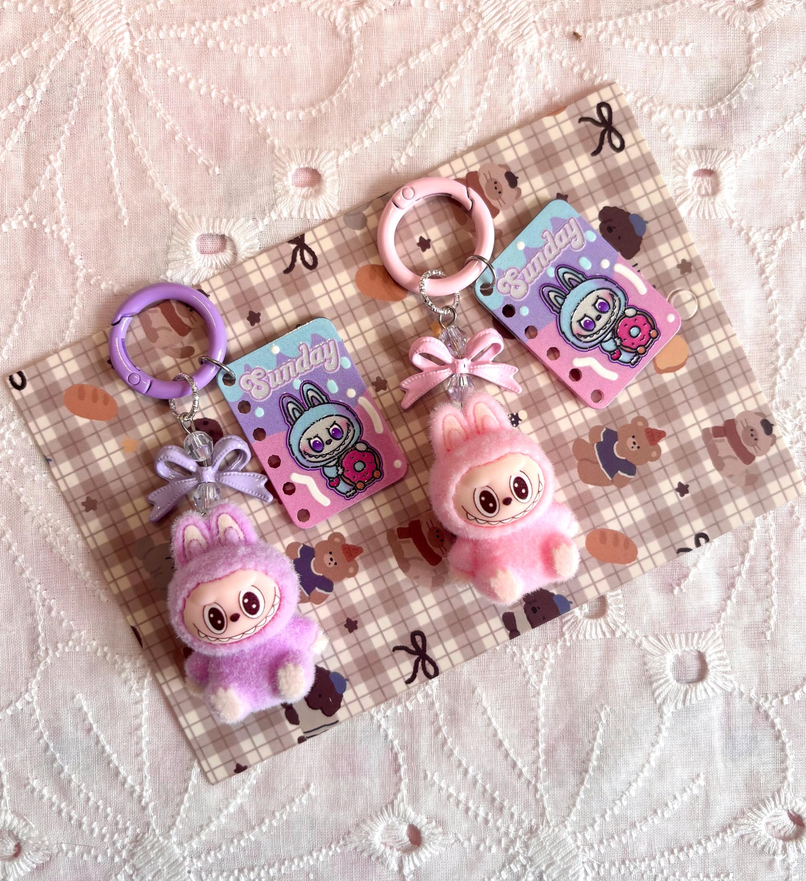 Labubu mini keychain - Etsy 日本