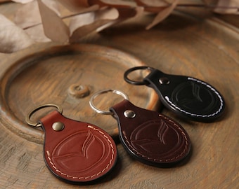 Handgemachte MAZDA Schlüsselanhänger | Personalisiertes Ledergeschenk für Autobesitzer