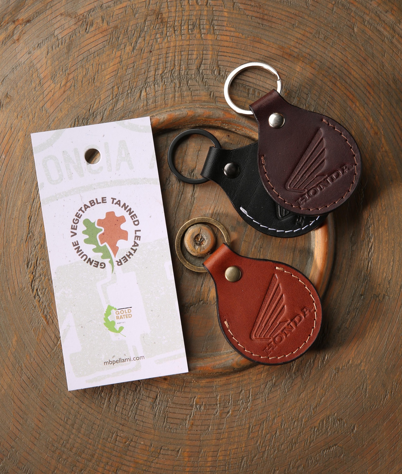 Handmade HONDA Keychain | Personalized Leather Gift for Drivers ...