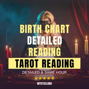 Detailed Birth Chart Analysis, Natal Chart Reading, Tarot Reading, Astrology Chart, Prediction In Depth Astrology Bundle, Astrology Forecast