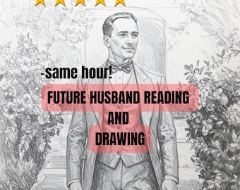 Psychic Future Husband Sketch and Tarot Reading
