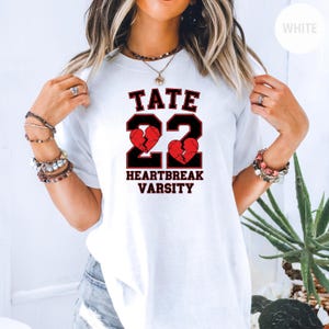 Tate McRae Heartbreak Varsity Tee