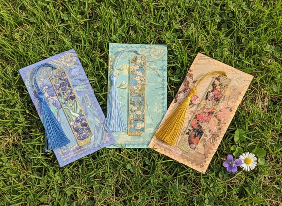Monet & Van Gogh Bookmarks: Elegant Metal Art Designs