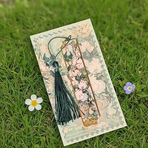 Marcapáginas de Monet y Van Gogh: Diseños elegantes en metal White Rose