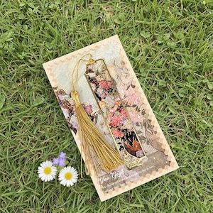 Marcapáginas de Monet y Van Gogh: Diseños elegantes en metal Roses