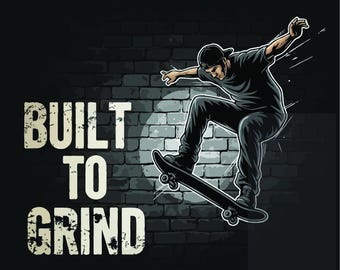 Skateboard T-shirt Design – Skater Ai/PNG/PDF/EPS/ Digital Download