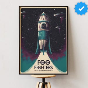 Foo Fighters High - Quality Wall Art Poster | Album Cover Poster | Wall Decor Poster | Foo Fighters Album Cover Print | Instant Download
