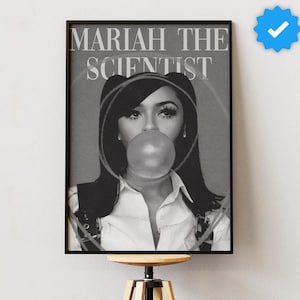 Mariah The Scientist Album Art Print: Retro R&B Music Poster