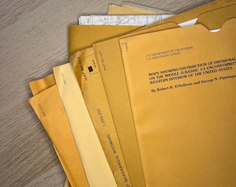 Vintage United States Geologic Survey Geological Maps