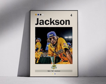 Kyle Jackson Poster, Kyle Jackson Fan gift, Man Cave Decor, Man Cave Poster, Football Wall Art, Sports Wall Decor, Sports Home Decor,