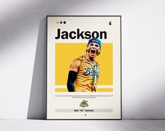 Kyle Jackson Poster, Kyle Jackson Fan gift, Man Cave Decor, Man Cave Poster, Football Wall Art, Sports Wall Decor, Sports Home Decor,