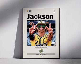 Kyle Jackson Lacrosse Player Poster, Sports Wall Art (Digital Download)