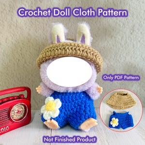 Crochet Outfit Pdf Pattern,Crochet Clothes Pattern,Not Finished Product,Colorful Plush Costume DIY,Amigurumi Clothes,Spring DIY Pattern
