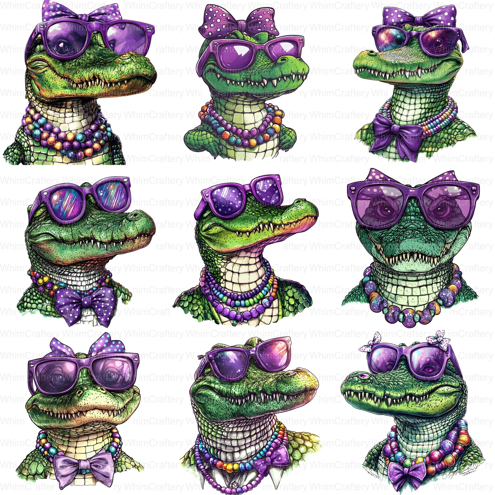 24 Purple Bow Quirky Crocodile Clipart Funny Whimsical Croc Jewellery 24 Purple Bow Quirky Crocodile Clipart Funny Whimsical Croc Jewellery