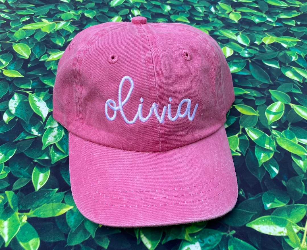 Personalized Baseball Cap Toddler Youth Baseball Hat Monogram Kids