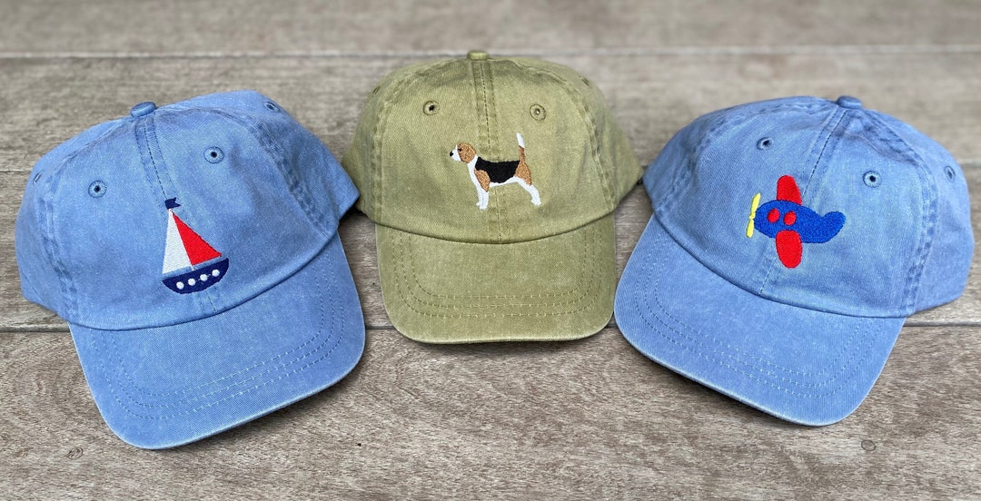 Personalized Baseball Cap Toddler Youth Kids Hat Mallard Duck, Tractor