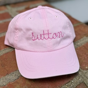 Personalized Baseball Cap Toddler Youth Baseball Hat Monogram Kids Personalized Baseball Cap Custom Embroidered Hat - kids birthday gift