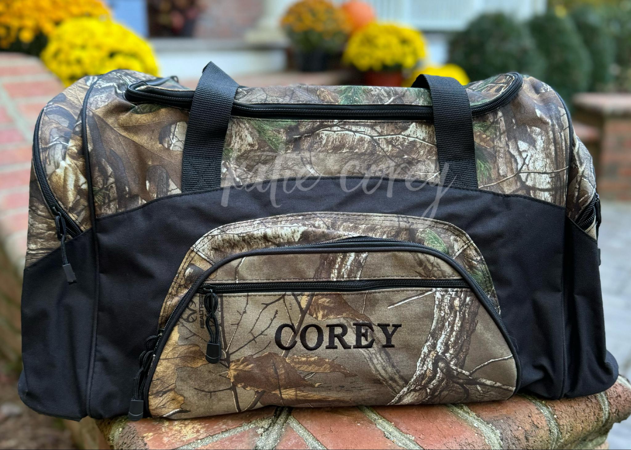 Mens camo duffle bag discount