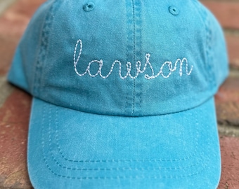 Personalized Baseball Cap Toddler Youth Baseball Hat Monogram Kids Personalized Baseball Cap Custom Embroidered Hat - boy girl birthday gift