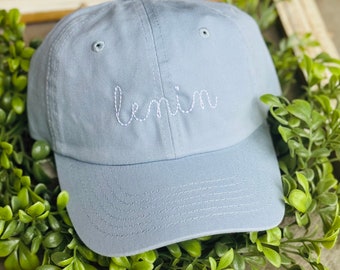 Personalized Baseball Cap Toddler Youth Baseball Hat Monogram Kids Personalized Baseball Cap Custom Embroidered Hat - boy girl birthday gift