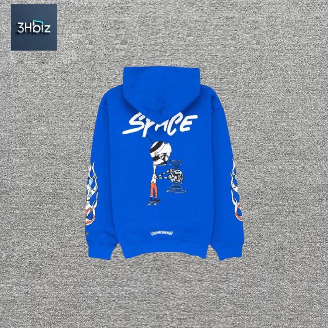 Chrome Hearts X Matty Boy Space Blue Hoodie - Luxury Streetwear, Gift ...