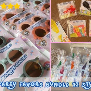 12 Bluey Pink Party Favors Printable, Birthday Party Treat Bundle Bluey Dog Birthday Party Favor Labels, Bluey birthday, Bluey party deco.