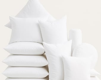 Hollowfibre Cushion Pads – 100% Full Inserts with Extra Bounce | Non-Allergenic | 12''– 30'' Square Inner Fillers