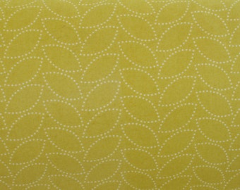Chicopee by Denyse Schmidt for FreeSpirit - Westminster Fibers (#PWDS036) Dotted Leaf print in lime - Out of Print!