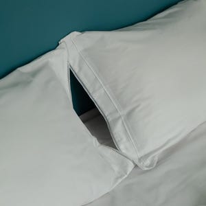 White Lace Bedding Set, Double Euro Size Satin Duvet Cover 200x220, Fitted Sheet 220x240, 2 Pillowcases with Flange, Elegant Bedroom Decor