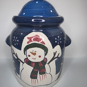 Schneemann Winter Keksdose