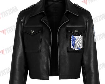 Kurtka ze skóry bydlęcej inspirowana kostiumem z filmu „Atak Tytanów” – najwyższej jakości ręcznie robiony cosplay, Eren Yeager