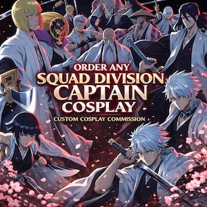 Encargo de kimono de capitán de anime personalizado para cosplay – Uniforme hecho a mano
